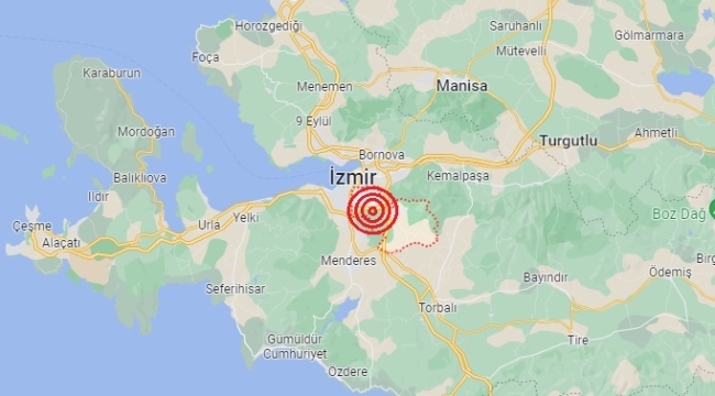 İzmir'in Buca ilçesinde 3,7 büyüklüğünde deprem 