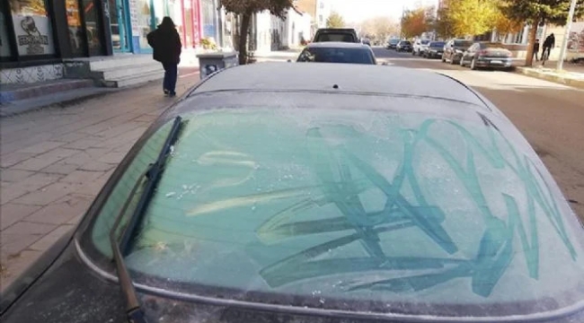 Kars'ta termometreler eksi 7 dereceyi gösterdi