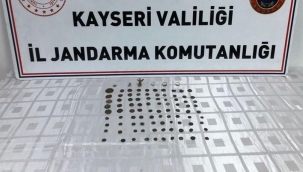 Kayseri'de 115 parça tarihi eser ele geçirildi