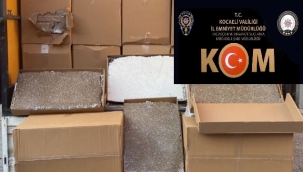 Kocaeli'nde 2 milyon kaçak sigara ele geçirildi