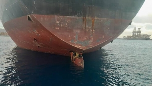 Nijerya'dan ayrılan gemide 3 kaçak yakalandı