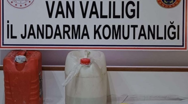 Van'da, 30 kilo sıvı metamfetamin ele geçirildi