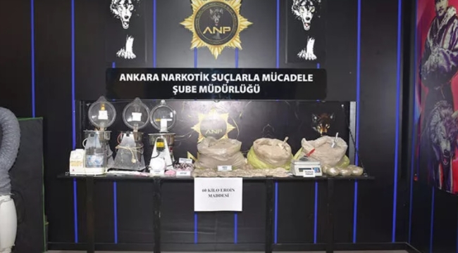 Ankara'da uyuşturucu operasyonu: 13 gözaltı 