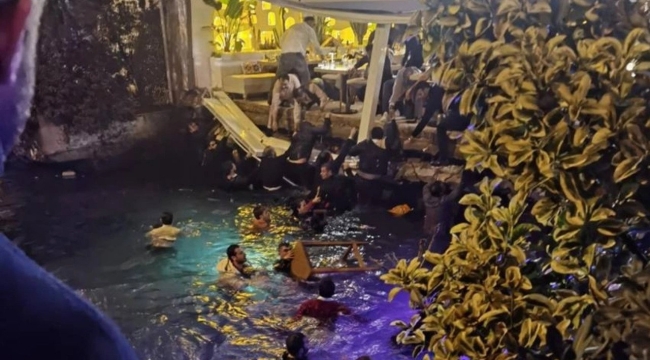 Bebek'te restoranın iskelesi çöktü: 4 yaralı