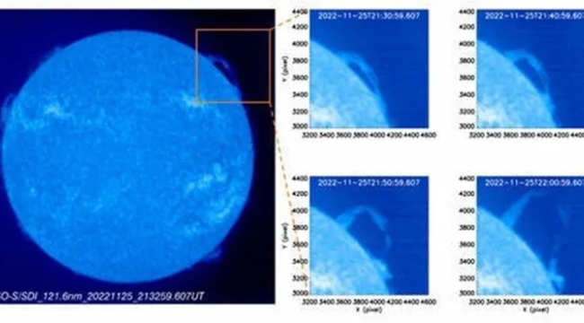 Çin'in Güneş sondası Kuafu-1'den ilk fotoğraflar