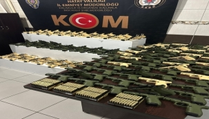 Hatay'da 202 adet ruhsatsız tabanca ele geçirildi