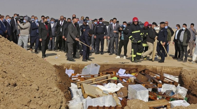 Irak'ta 5,9 ton uyuşturucu madde imha edildi