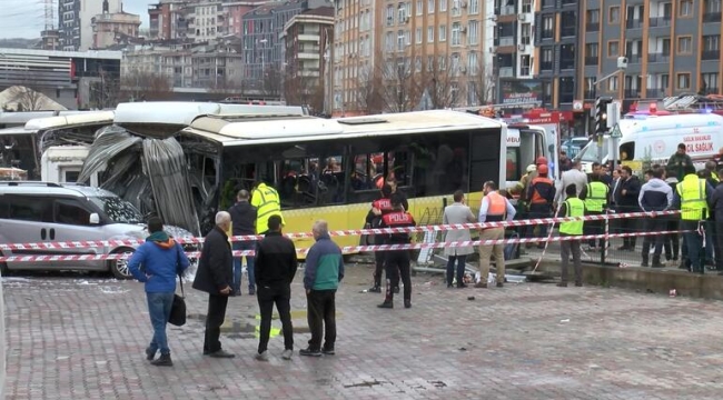 İstanbul'da tramvayla otobüs çarpıştı: 19 yaralı