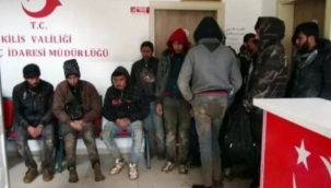 Kilis'te 24 kaçak yakalandı
