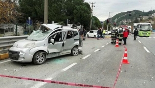 Kocaeli'de tanker araca çarptı: 3 ölü