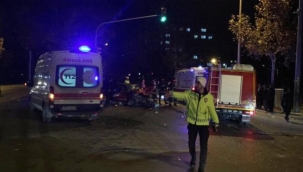 Konya'da ambulans ile otomobil çarpıştı: 7 yaralı