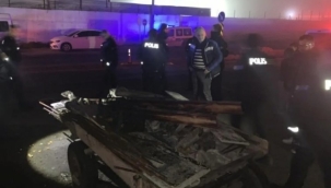 Tekirdağ'da hırsızlar elektrik direğini çaldı