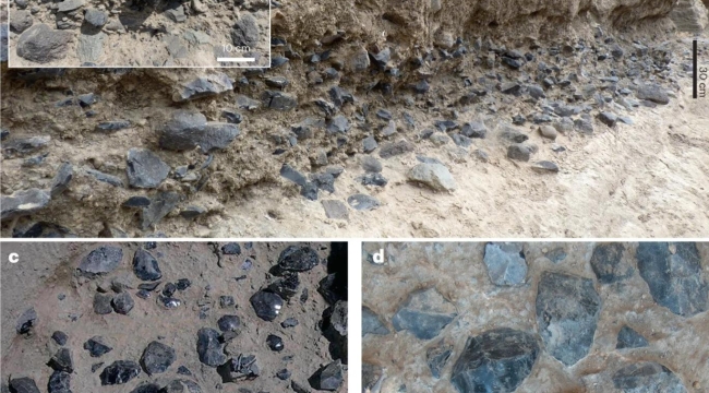 1,2 milyon yıllık obsidyen balta atölyesi bulundu