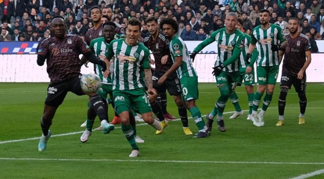 Konyaspor- Beşiktaş: 1-2