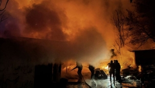 Bursa'da geri dönüşüm tesisinde yangın çıktı