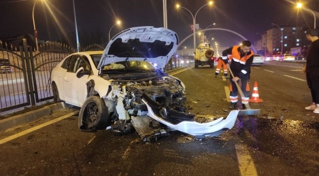 Diyarbakır'da zincirleme kaza: 1 ölü, 5 yaralı var
