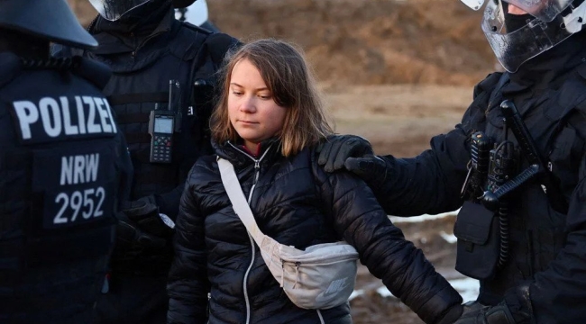Greta Thunberg, Almanya'da gözaltına alındı