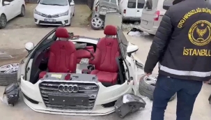 İstanbul'da sattığı aracı çalıp parçalara ayırttı