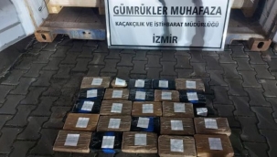 İzmir'de, kargo gemisinde 25,8 kg kokain bulundu
