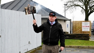 K. Kerim yakan provokatör Paludan: "Korkuyorum"