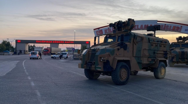 Kilis Öncüpınar'da boş araziye 6 roket düştü