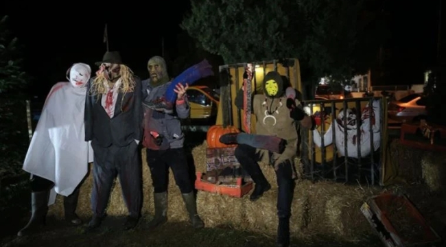 Kırklareli'nde korku gecesi "koleda" kutlandı