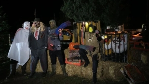 Kırklareli'nde korku gecesi "koleda" kutlandı