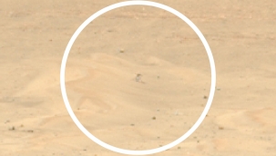 Perseverance, Mars helikopterini görüntüledi