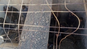 Van'da eski bir su deposunda 24 kaçak yakalandı