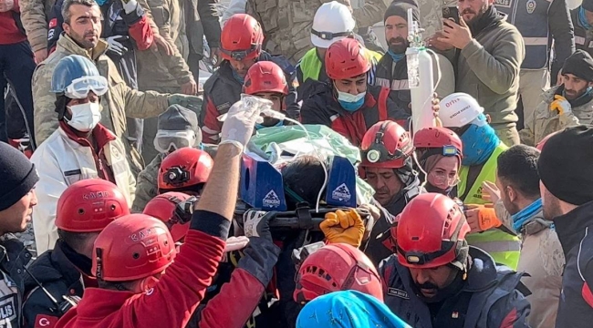 155. saatte Nurdağı'nda 8 yaşında çocuk çıkarıldı