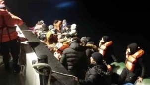 Çanakkale açıklarında 45 kaçak yakalandı