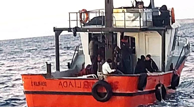 Çanakkale açıklarında 68 kaçak yakalandı