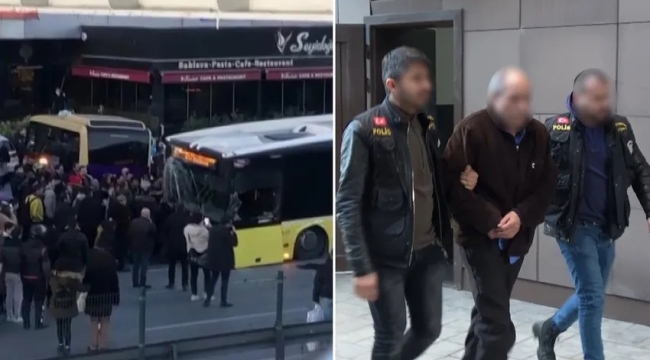 Durağa çarpan İETT otobüsünün şoförü tutuklandı