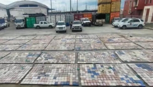 Ekvador'da 8,8 ton kokain ele geçirildi