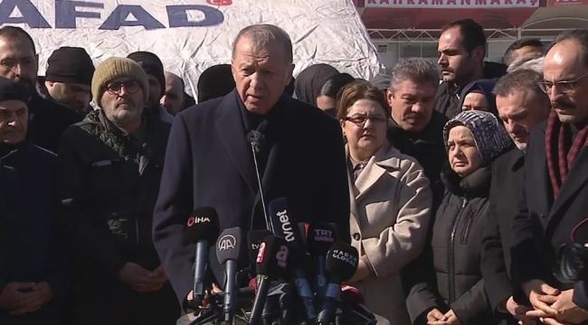 Erdoğan: "Depremde 8 bin 574 kişi vefat etti"