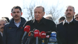 Erdoğan: "Depremde can kaybı 14.014'e yükseldi"