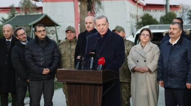 Erdoğan: "Depremlerde 9 bin 57 kişi vefat etti"