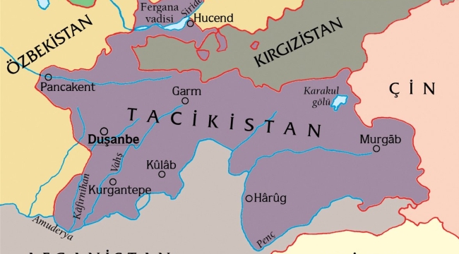 Tacikistan'da 6,8 büyüklüğünde deprem oldu