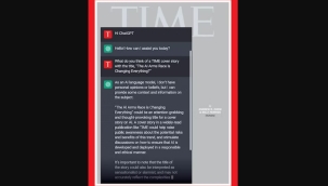 Time, kapağında ChatGPT'ye yer verecek