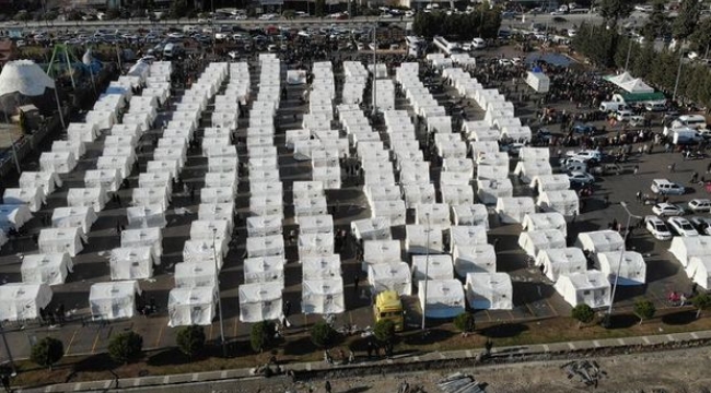 AFAD: ''2.004.276 kişi çadırlarda kalıyor''