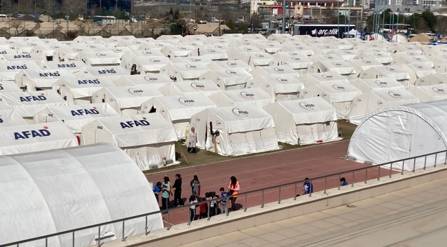 AFAD: "Deprem bölgesinde 360.167 çadır kuruldu"