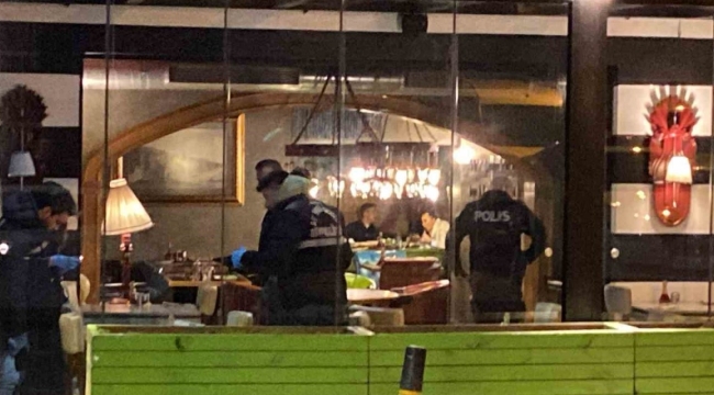 Beşiktaş'ta restoranda silahlı kavga: 1 yaralı