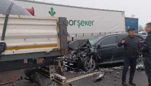 Bolu TEM yolunda zincirleme kaza: 10 yaralı