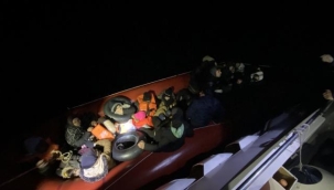 Çanakkale açıklarında 49 kaçak kurtarıldı