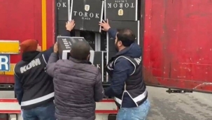 Kocaeli'de 13 milyon 50 bin makaron ele geçirildi