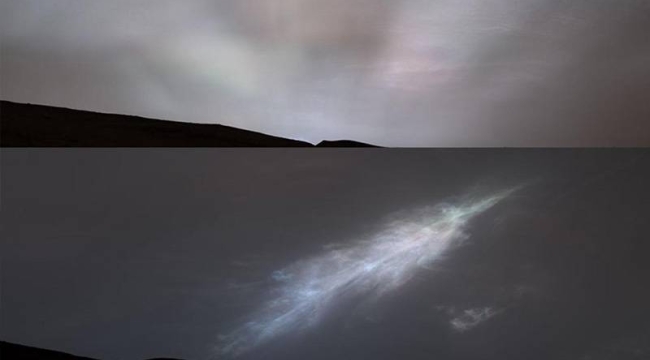 NASA, Mars'taki günbatımının resimlerini çekti