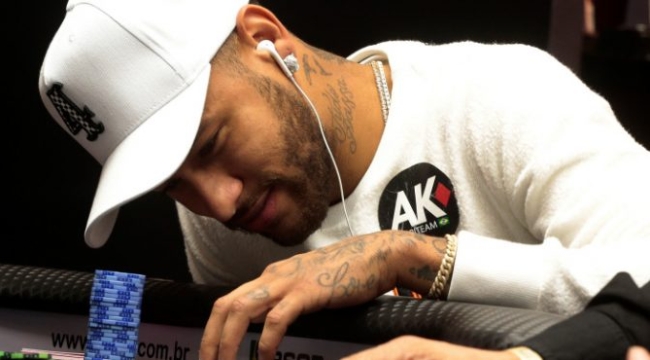 Neymar, pokerde 1 milyon Euro kaybetti