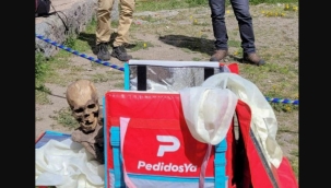 Peru'da alkollü kuryenin çantasından mumya çıktı
