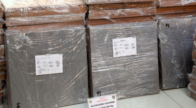 Türkiye'ye gelen 2,3 ton kokain Peru'da yakalandı