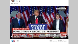Trump 2 yıl sonra Facebook'ta: "Geri döndüm!"